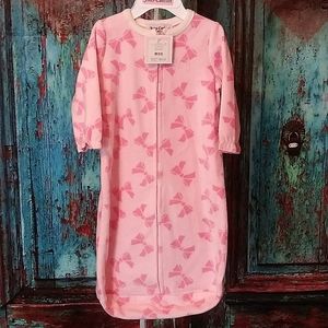 Infant girls layette blanket sleeper